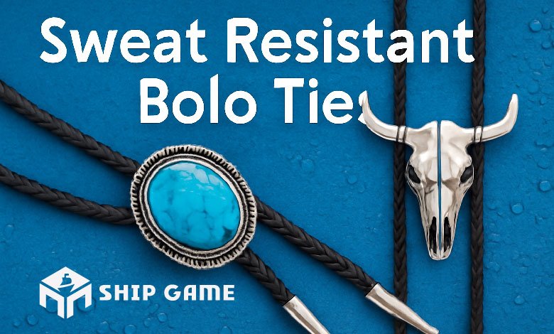 Sweat Resistant Bolo Ties
